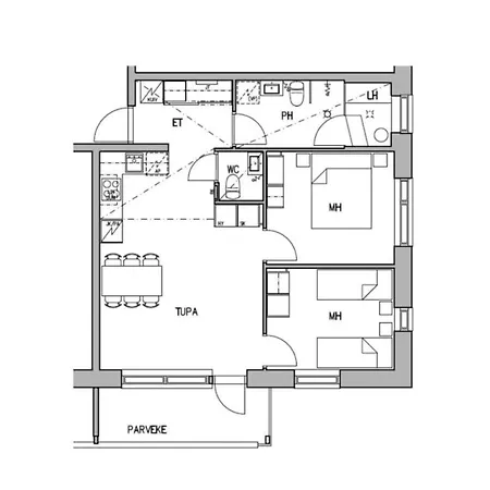 度假居 Levin Kunkku C6 By Interhome 列维